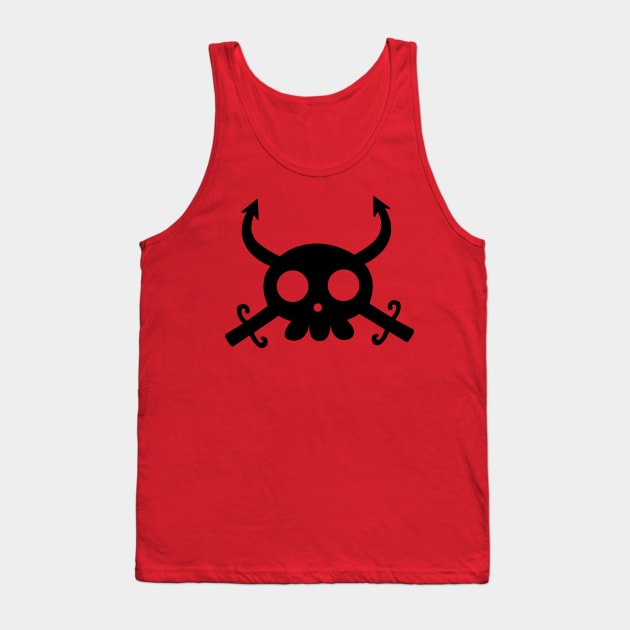 Ivankov Jolly Roger Tank Top by onepiecechibiproject